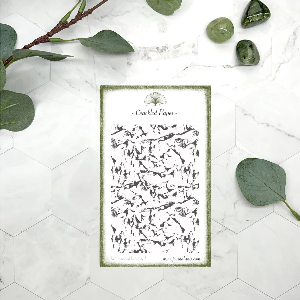 Achtergrond stempel gekreukeld papier