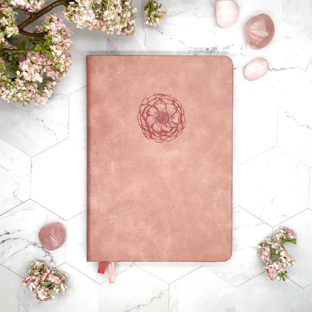 Bullet Journal planner a5 stipjes dotted pioenroos  journal this