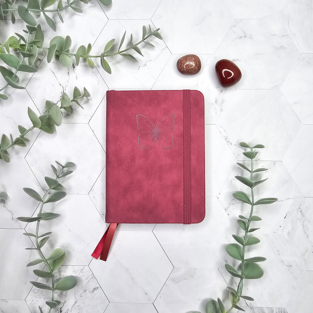 Bullet_Journal_planner_mini_stipjes_dotted_vlinder roze_journal_this