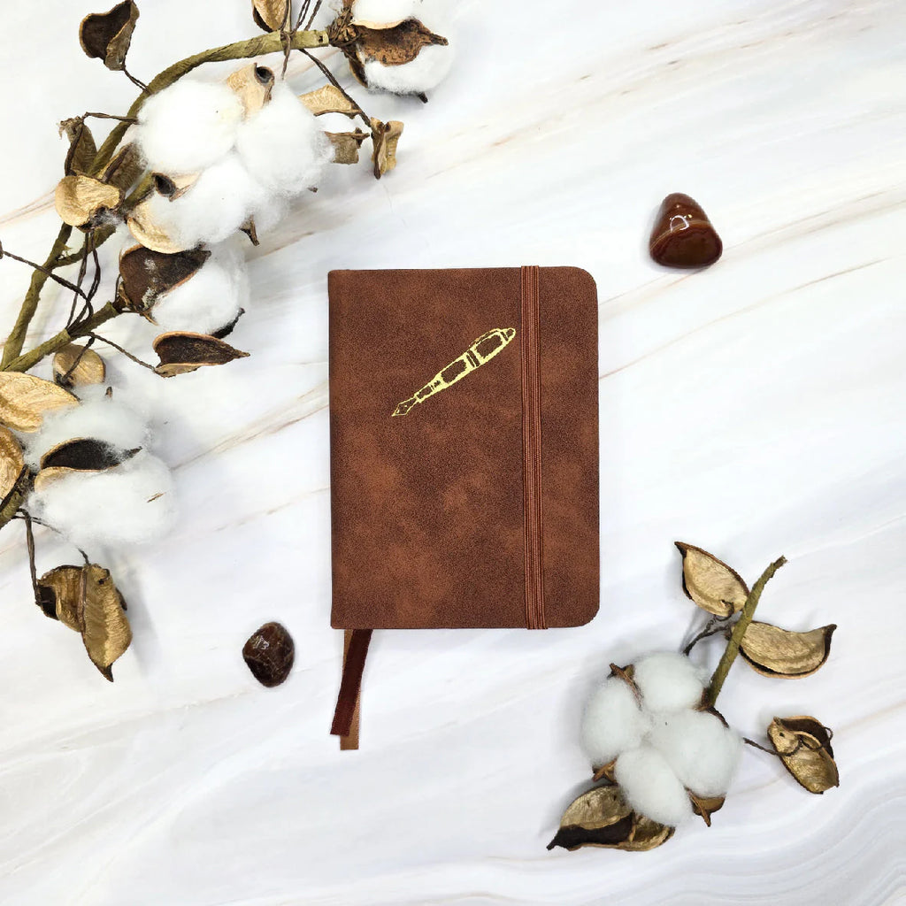Bullet_Journal_planner_mini_stipjes_dotted_vulpen_bruin journal_this