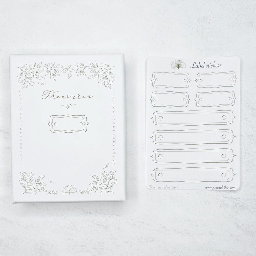 Bullet Journal planner mini verzamelbox stickers journal this 