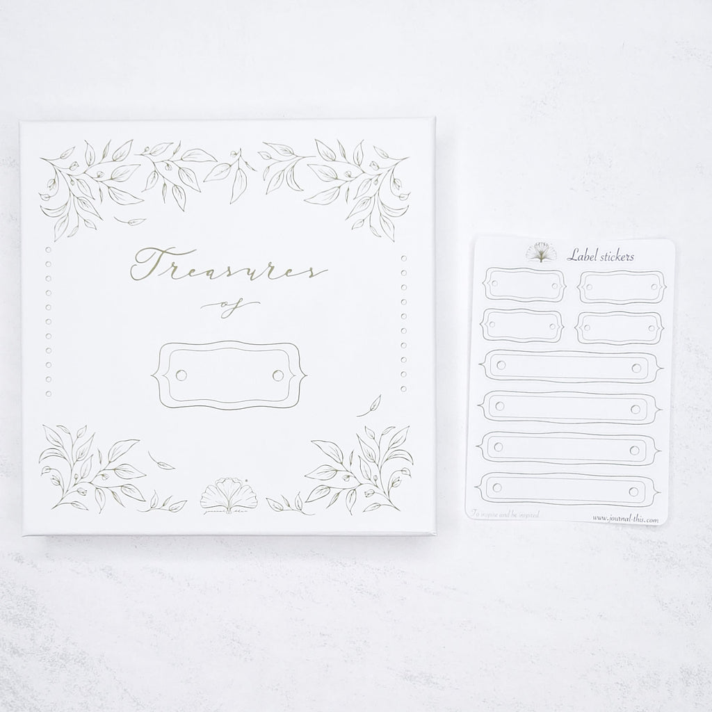 Bullet Journal planner vierkant verzamel box stickers journal this papaver