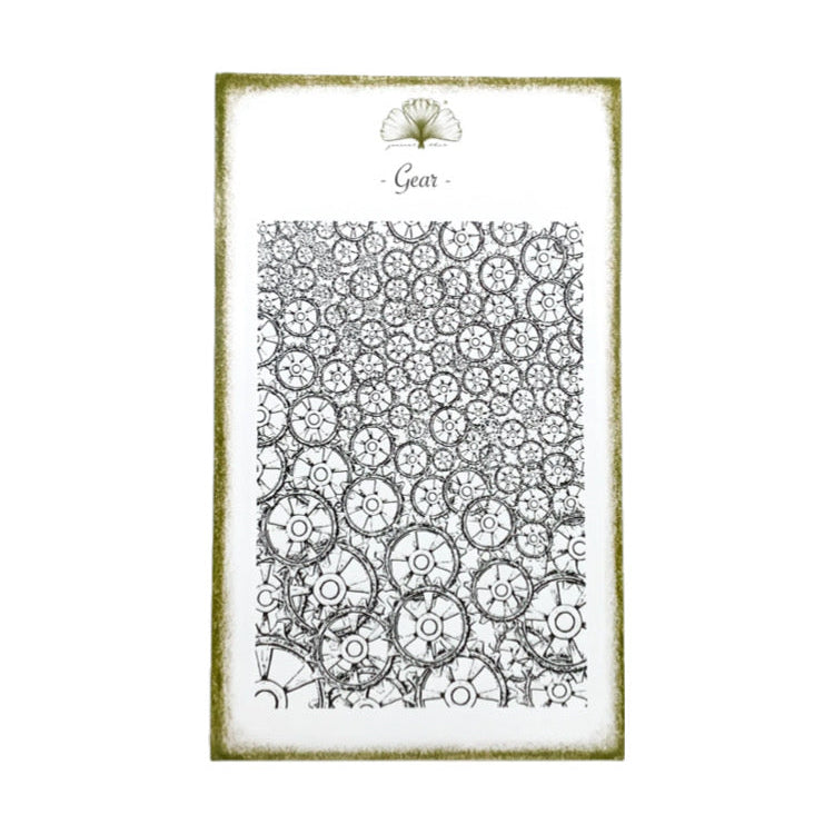 Clear stamp -  Achtergrond stempel Gear Journal This