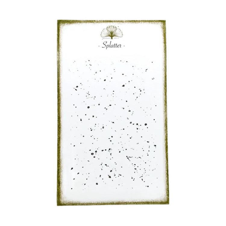 Clear stamp -  Achtergrond stempel Spetters Journal This