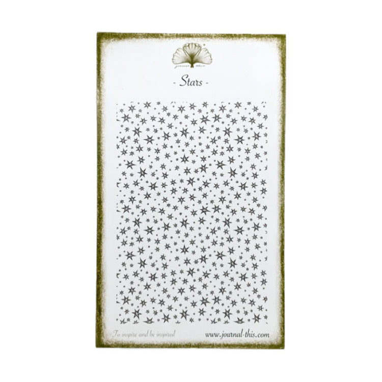 Clear stamp -  Achtergrond stempel Sterren Journal This