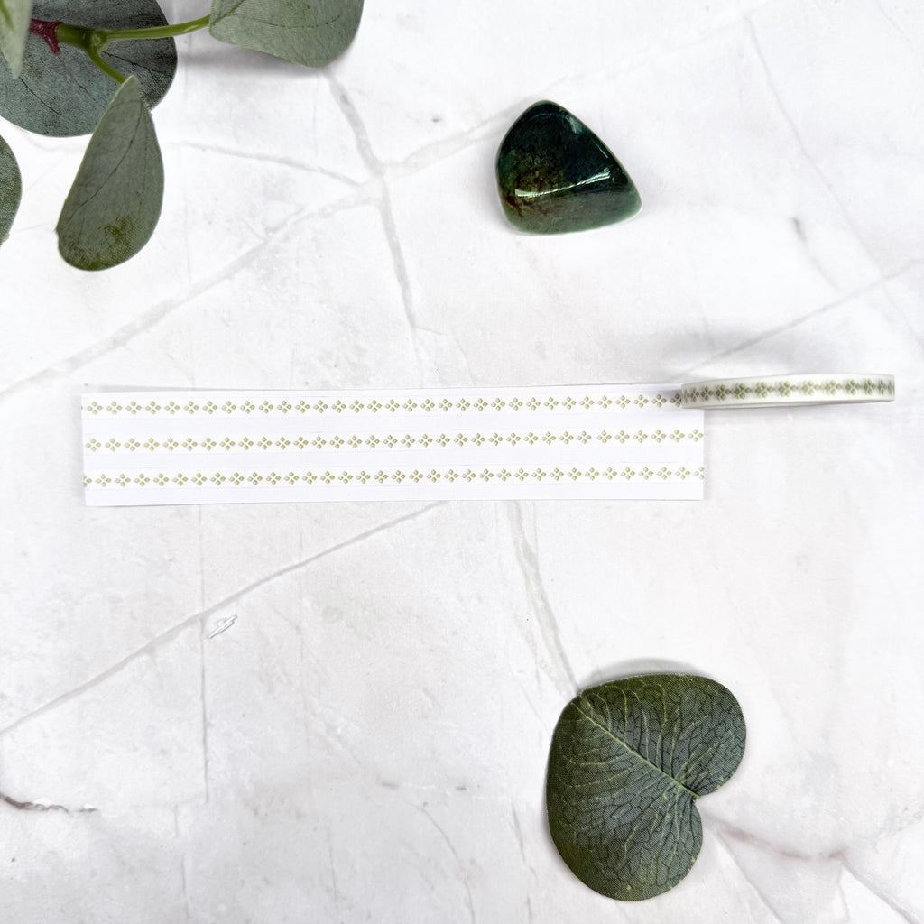 Washi tape  - Contour Dots (Green) Journal This