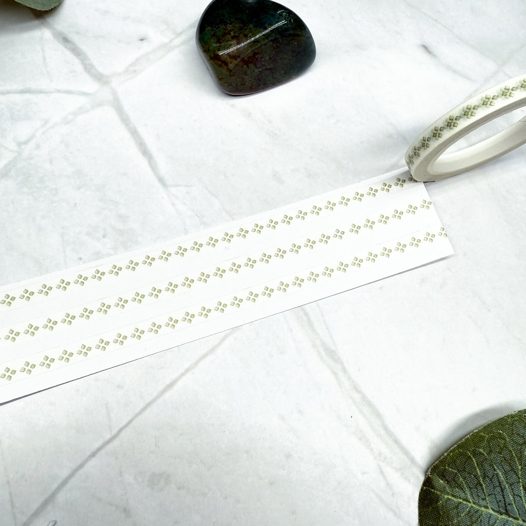 Washi tape  - Contour Dots (Green) Journal This