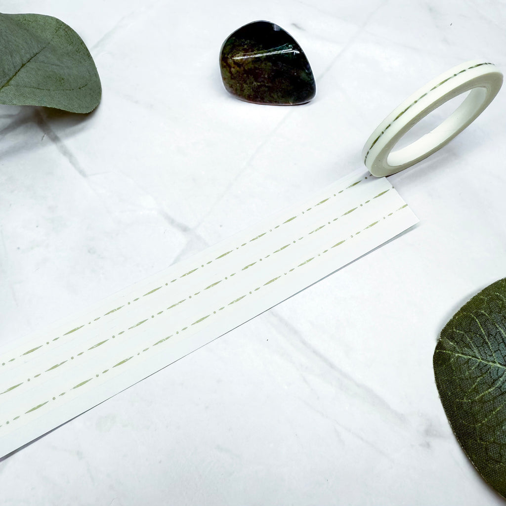 Washi tape - Contour Classic (Green) Journal This