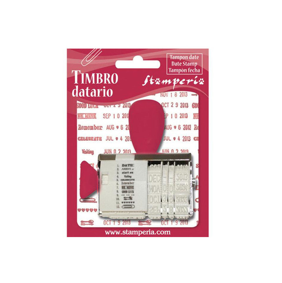 Datum stempel data journal planner