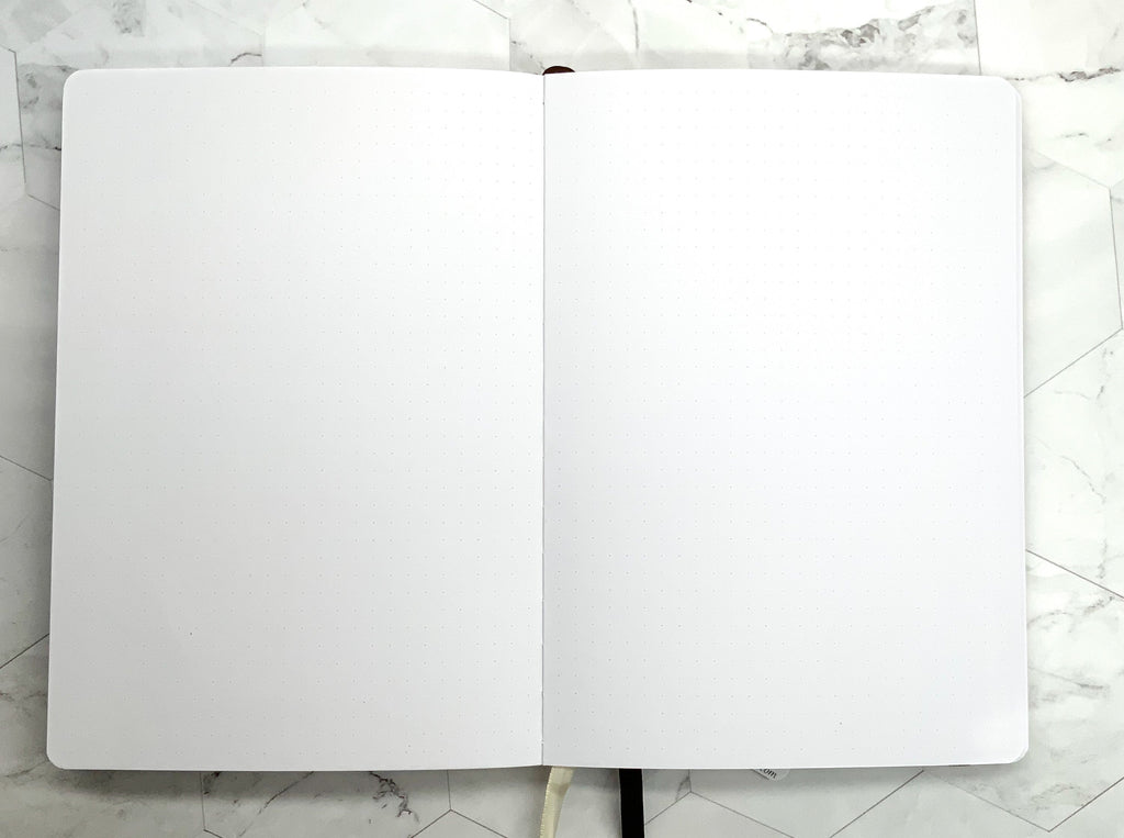 Dotted Bullet Journal puntjes a5 stipjes planner journal this scallop