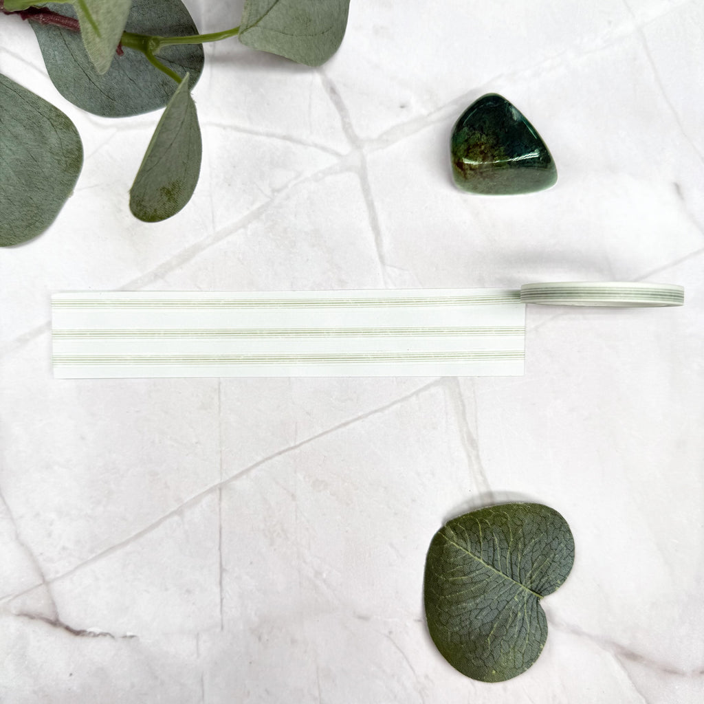 Dunne washi tape groen pastel masking frame