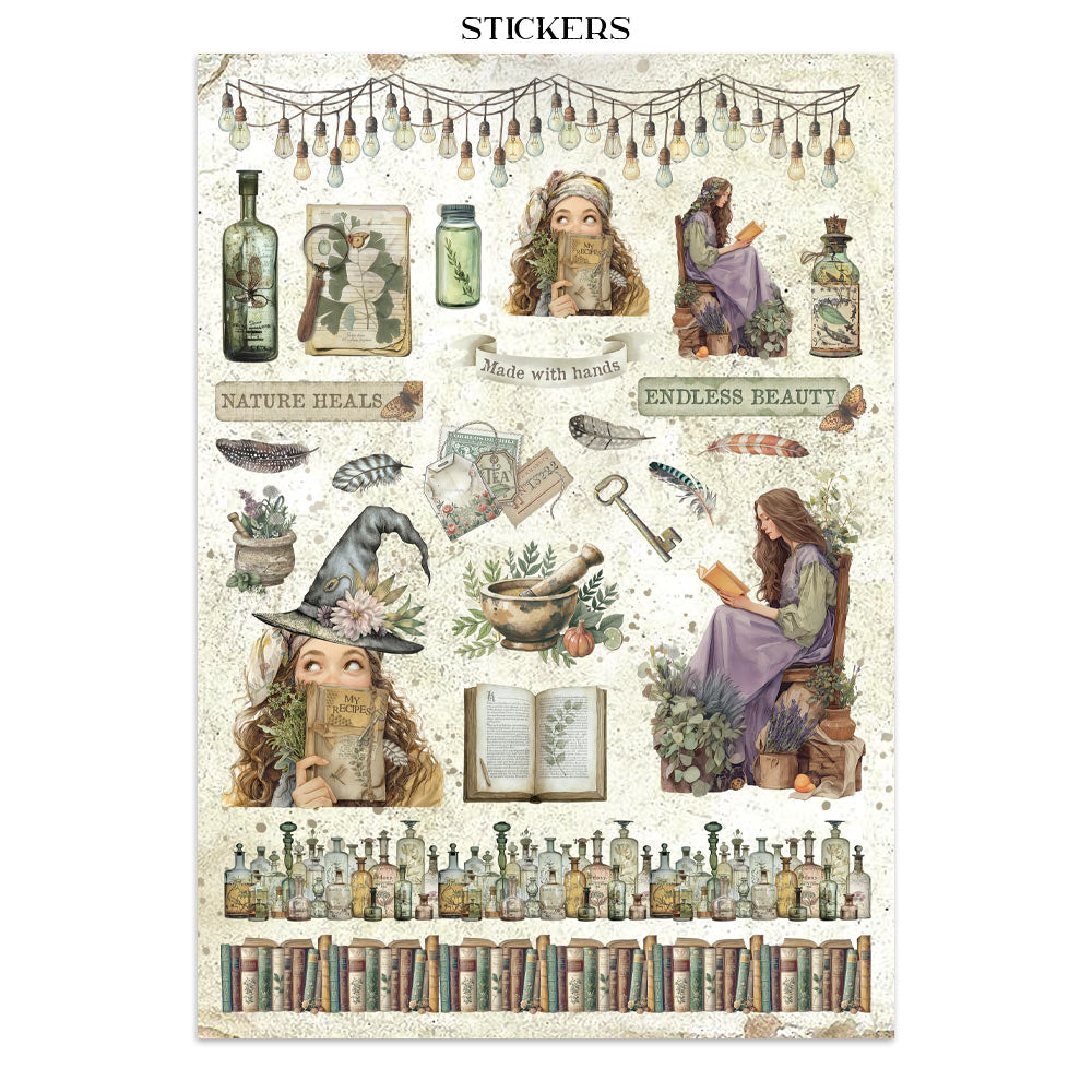 Stamperia Ephemera - Herbarium Silvae Junk Journal Book (SBJK09) Stamperia