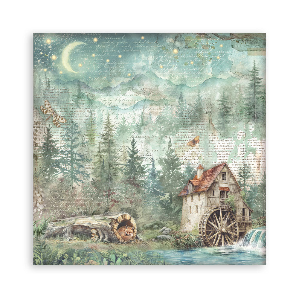 Stamperia papierblok - Herbarium Silvae Single Face (SBBSXB20) Stamperia