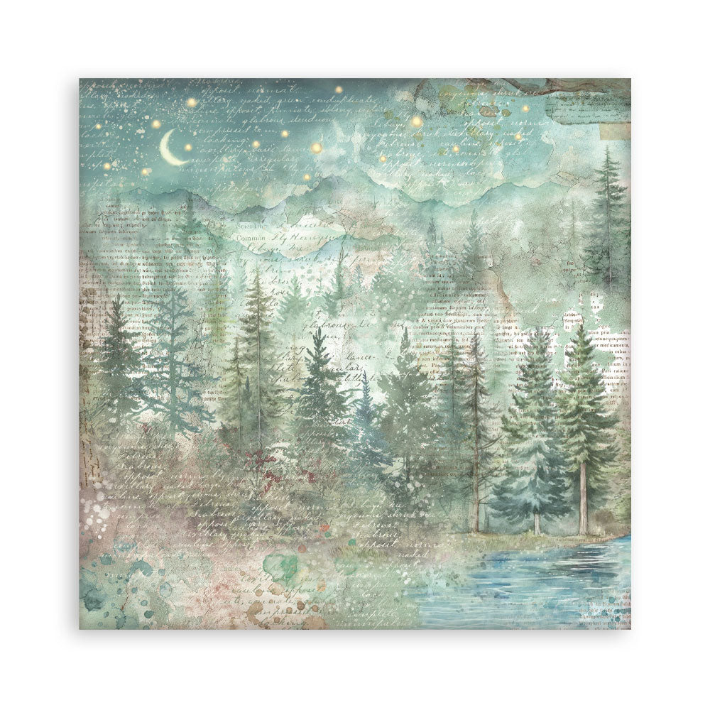 Stamperia papierblok - Herbarium Silvae Single Face (SBBSXB20) Stamperia