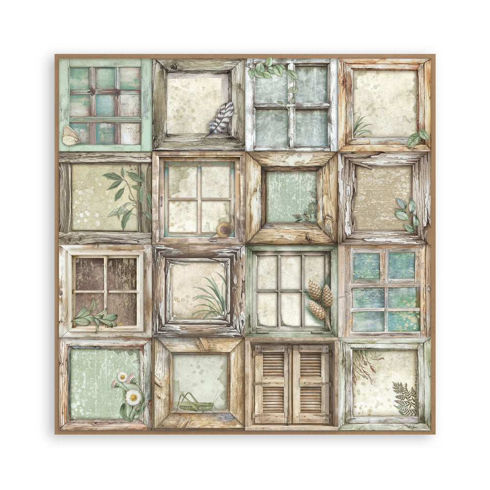 Stamperia papierblok - Herbarium Silvae Single Face (SBBSXB20) Stamperia