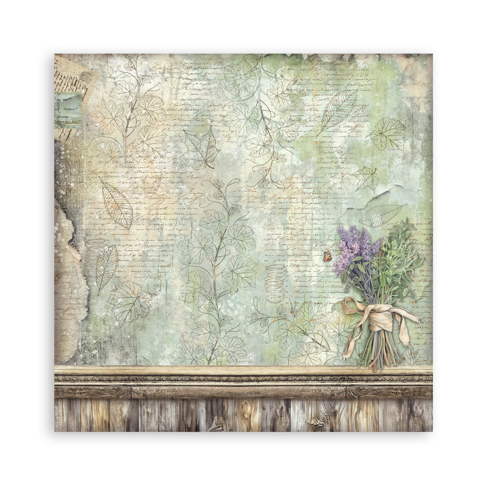 Stamperia papierblok - Herbarium Silvae Single Face (SBBSXB20) Stamperia