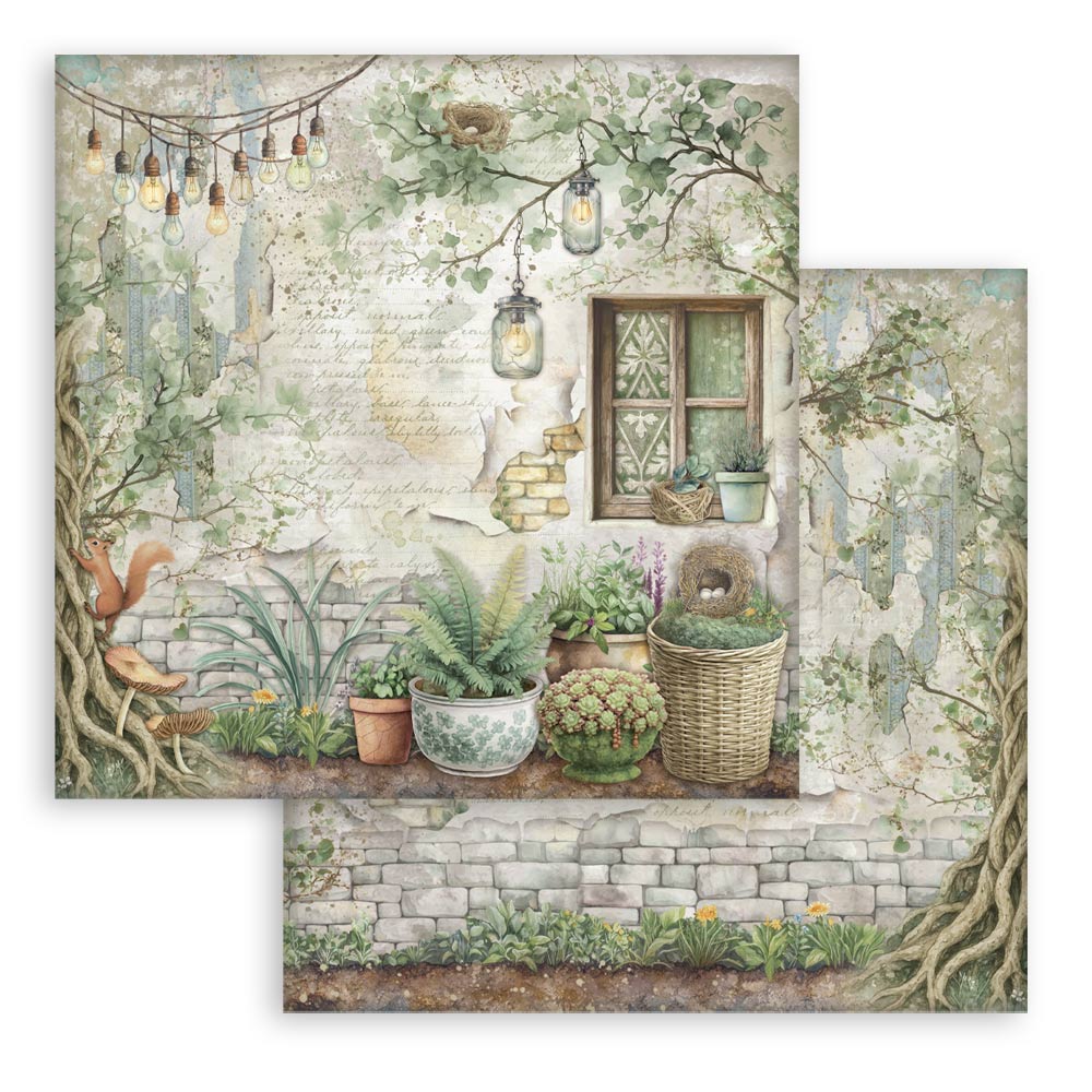 Stamperia papierblok - Herbarium Silvae (SBBS135) Stamperia