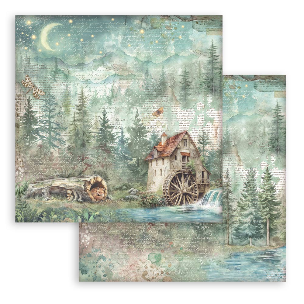 Stamperia papierblok - Herbarium Silvae (SBBS135) Stamperia