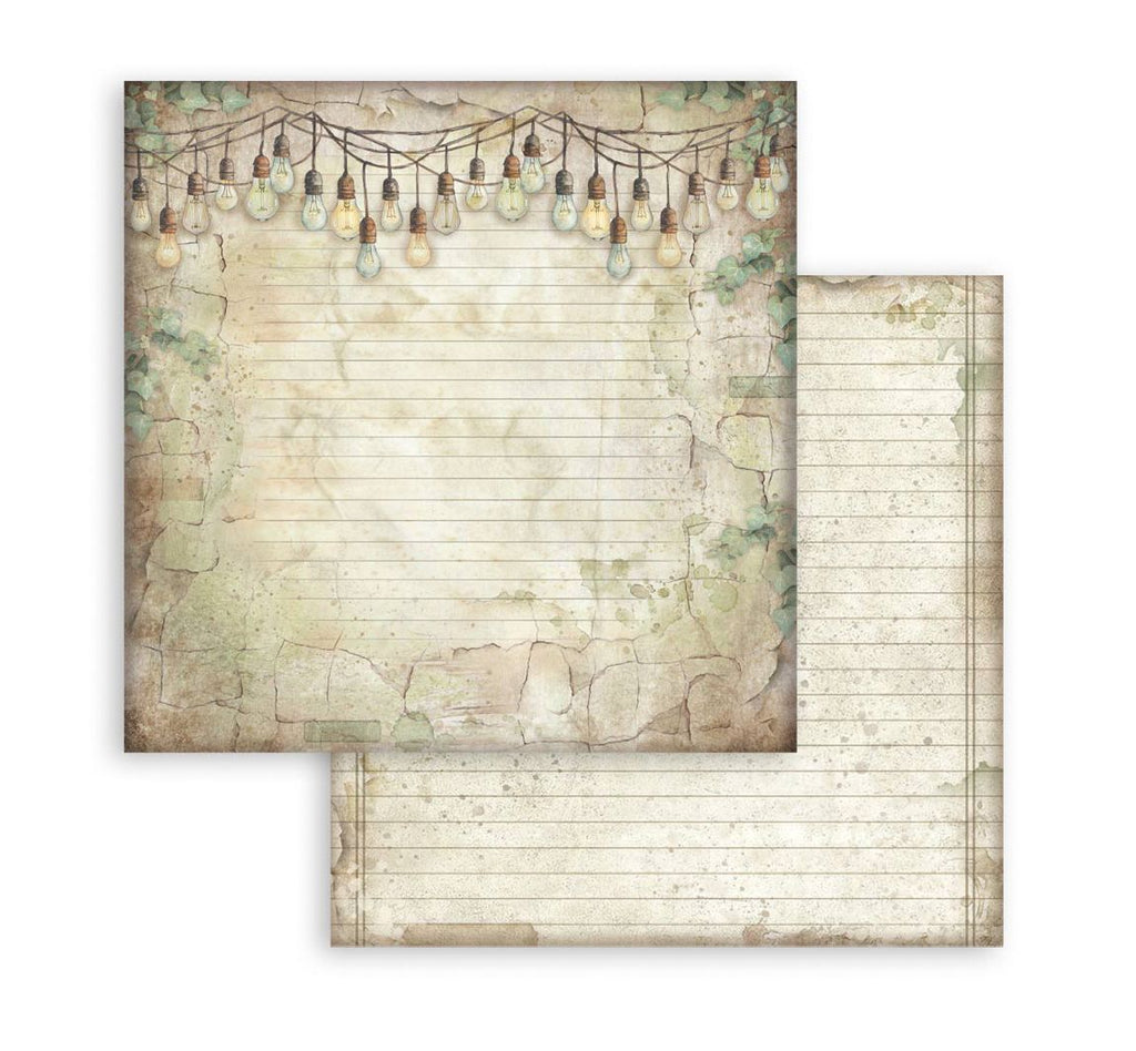 Stamperia papierblok - Herbarium Silvae Backgrounds (SBBS136) Stamperia