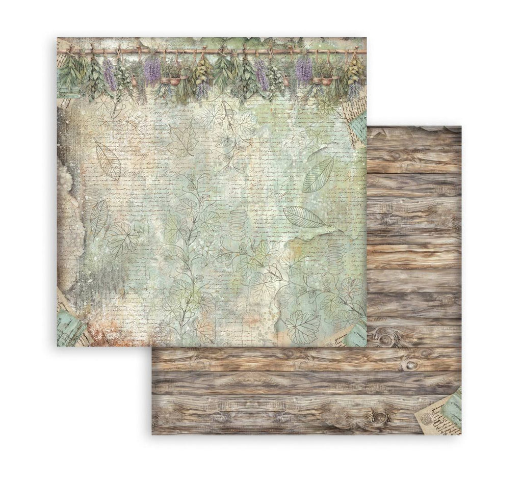 Stamperia papierblok - Herbarium Silvae Backgrounds (SBBS136) Stamperia