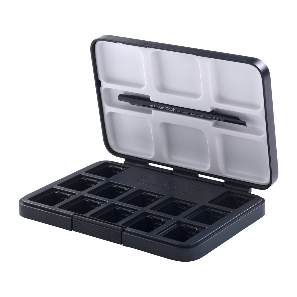 Van Gogh lege Pocketbox voor aquarelverf + reispenseel! Royal Talens