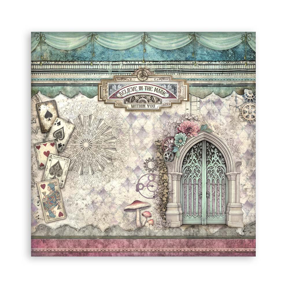 Stamperia papierblok - Master of Magic Single Face (SBBSXB09) Stamperia