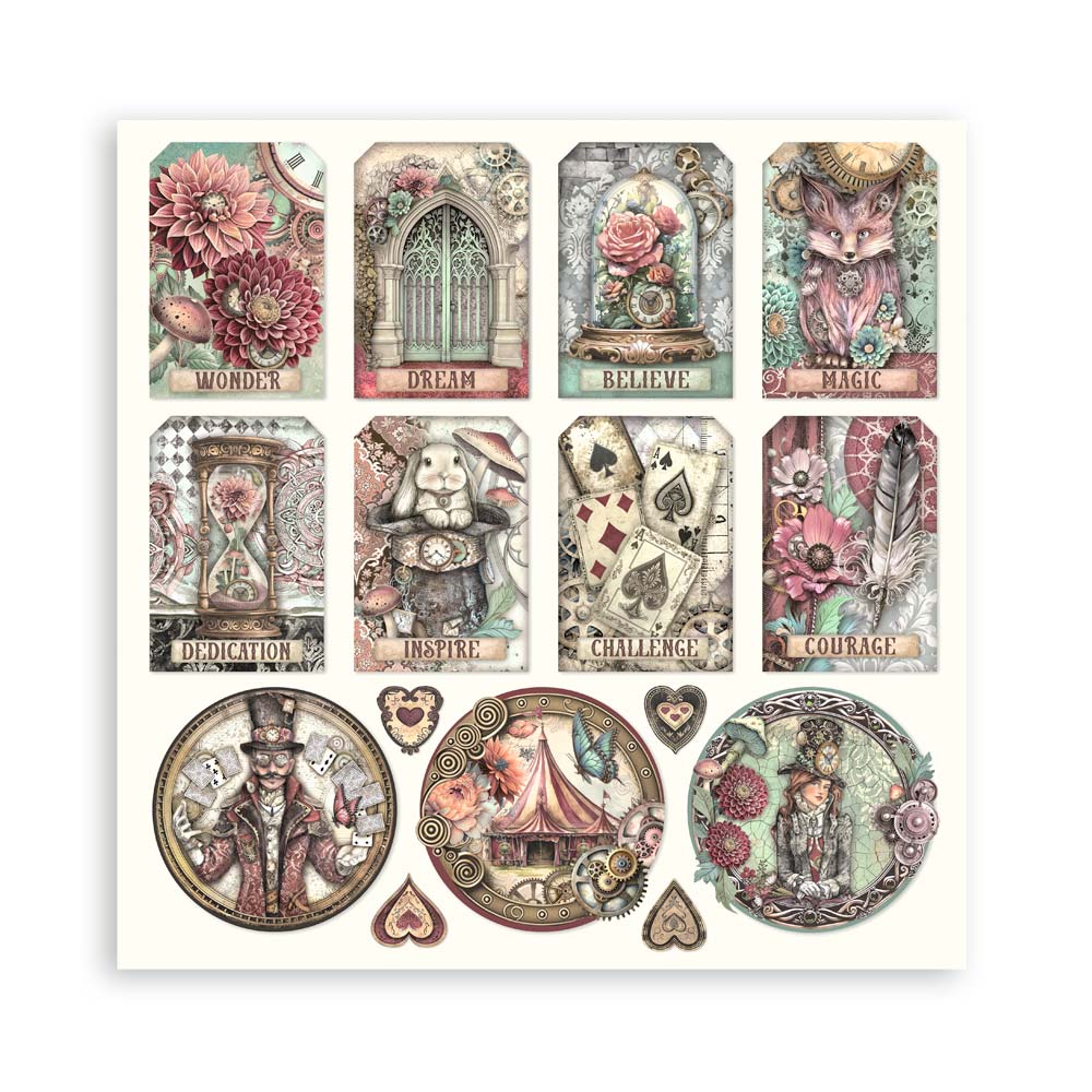 Stamperia papierblok - Master of Magic Single Face (SBBSXB09) Stamperia