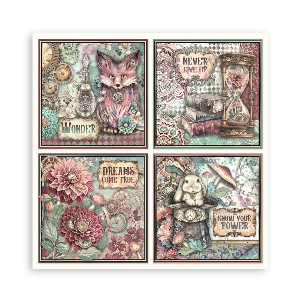 Stamperia papierblok - Master of Magic Single Face (SBBSXB09) Stamperia