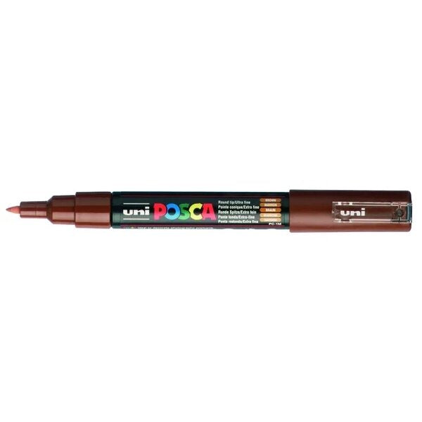 Posca stift brush  pen bruin