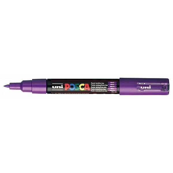 Posca stift brush  pen paars