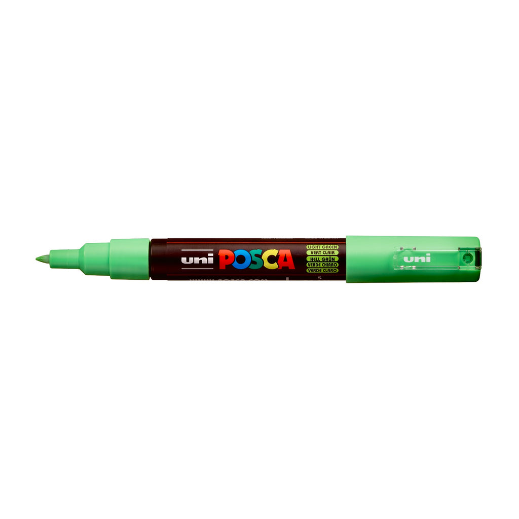 Posca stift brush  pen pastel groen green