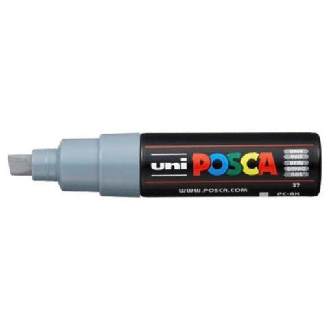 Posca stift brush verf pen grijs