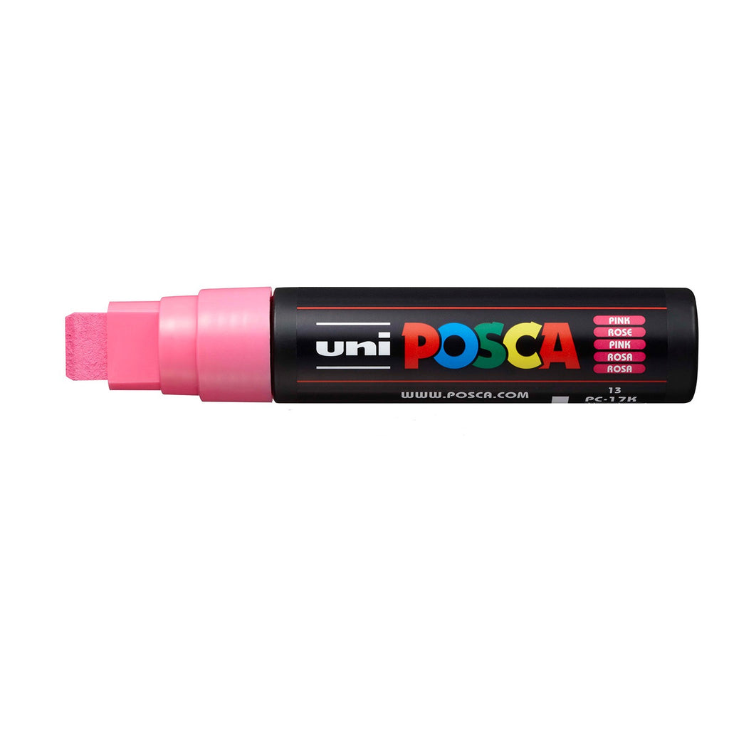 Posca stift brush verf pen roze