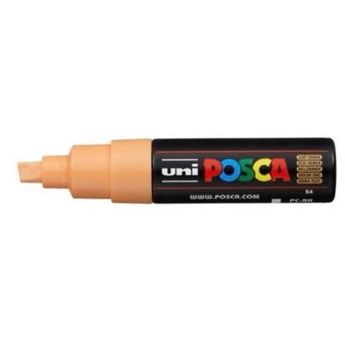 Posca stift brush verf pen zalm roze oranje pastel