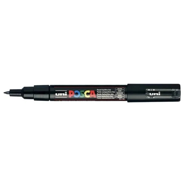 Posca stift brush zwart  pen