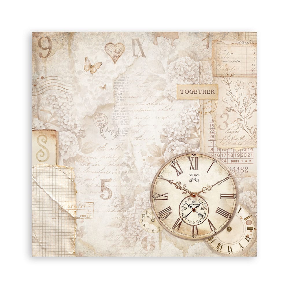 Stamperia papierblok - Quiet Days Single Face (SBBSXB19) Stamperia