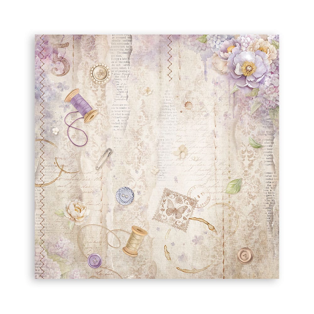 Stamperia papierblok - Quiet Days Single Face (SBBSXB19) Stamperia