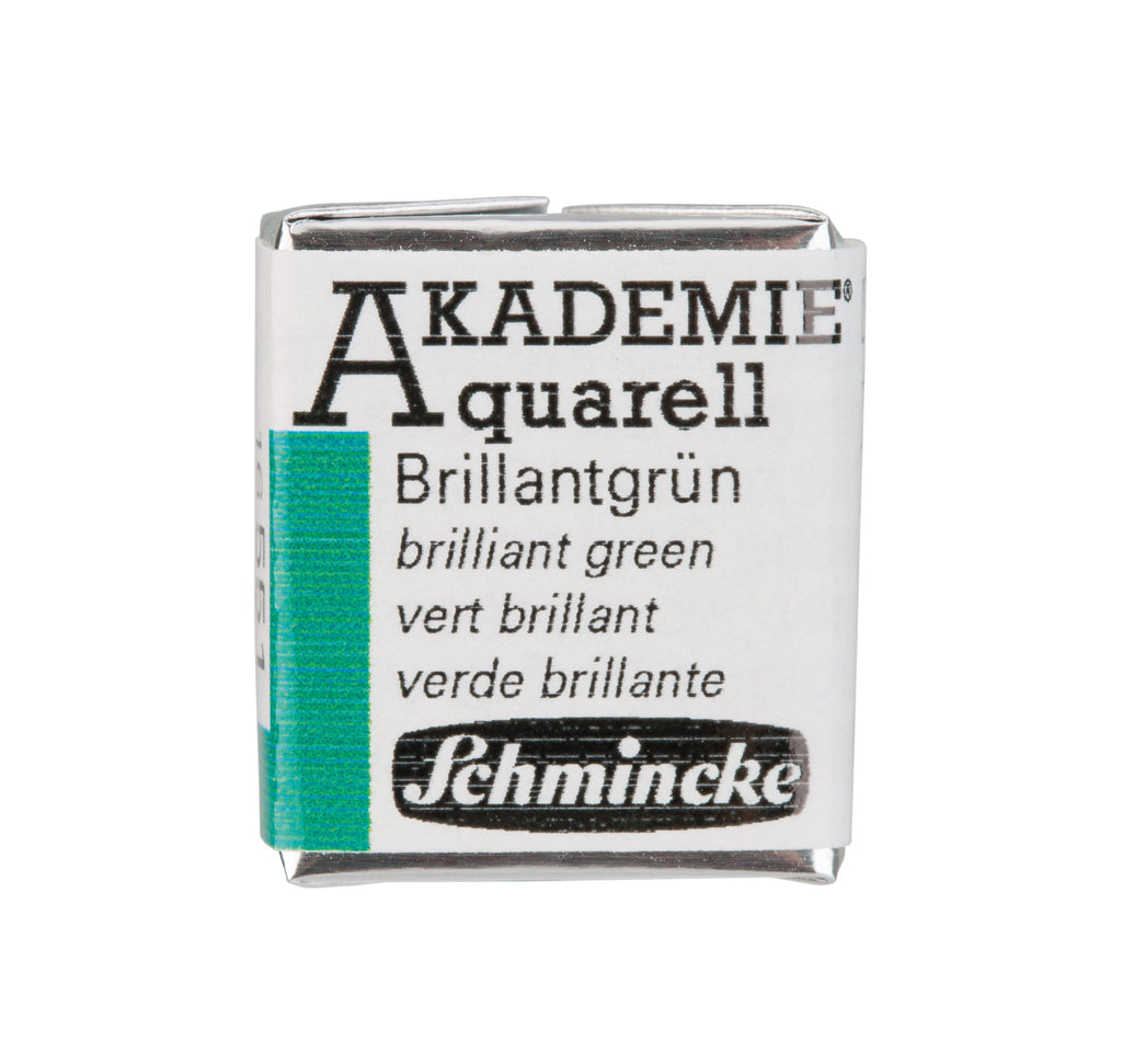 Schmincke Akademie aquarel waterverf watercolour Brilliant green groen