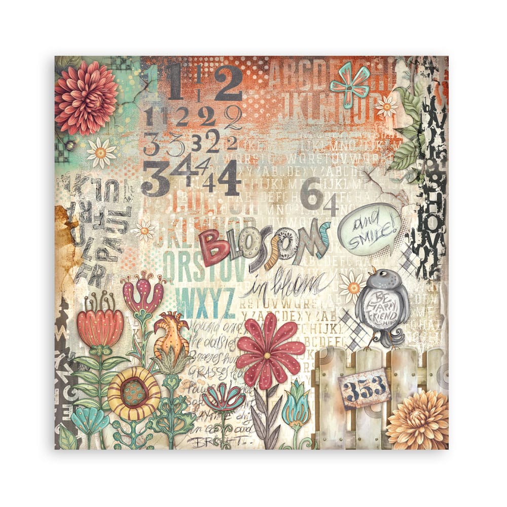 Stamperia papierblok - Furry Friends Single Face (SBBSXB18) Stamperia