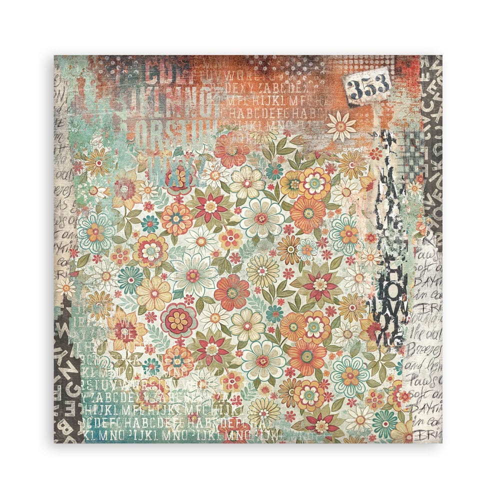 Stamperia papierblok - Furry Friends Single Face (SBBSXB18) Stamperia