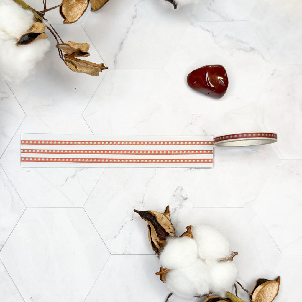 Smalle tape washi masking plakband dun Randjes