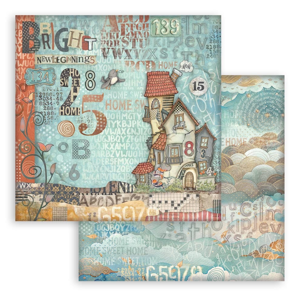 Stamperia papierblok - Furry Friends (SBBS132) Stamperia