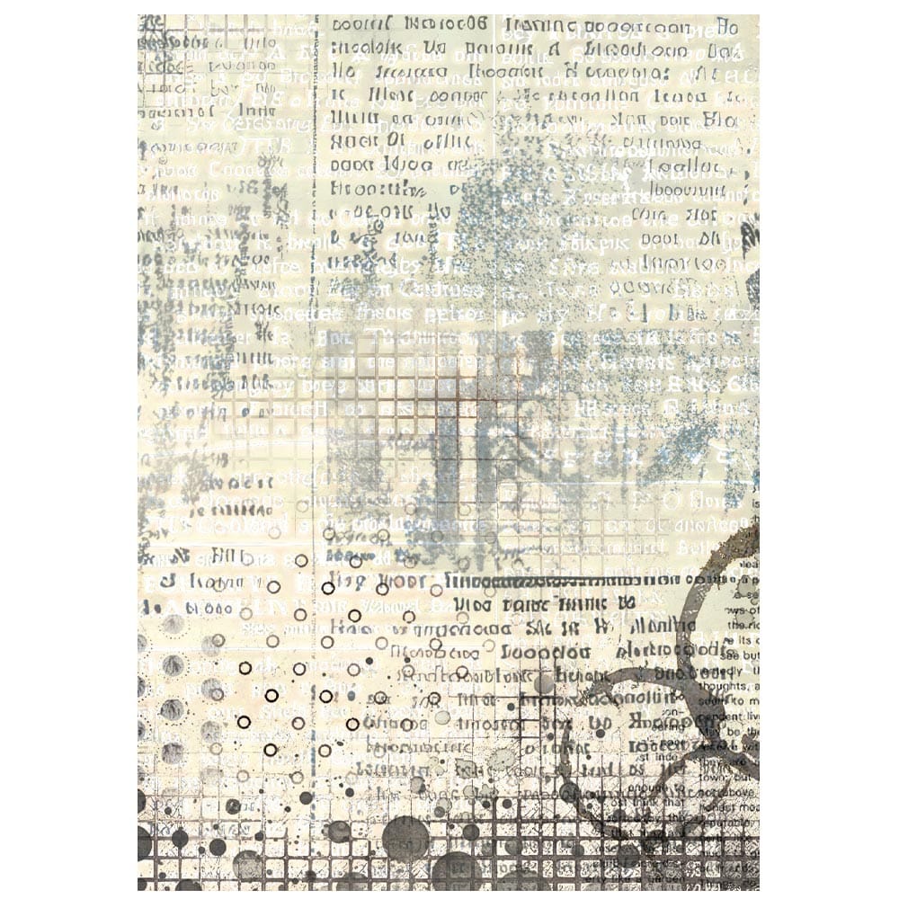 Stamperia Rice Paper - Furry Friends A6 Backgrounds (DFSAK6046) Stamperia