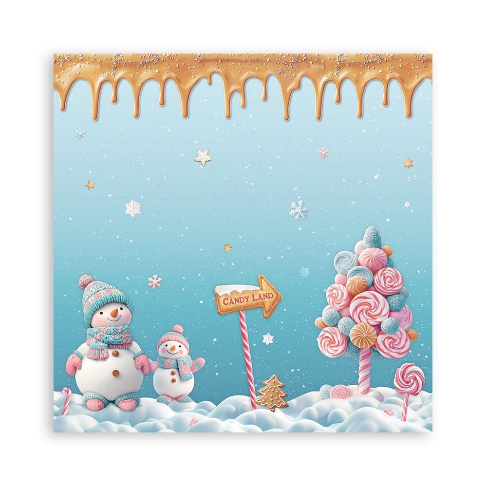 Stamperia papierblok - Candy Christmas Single Face (SBBSXB15) Stamperia