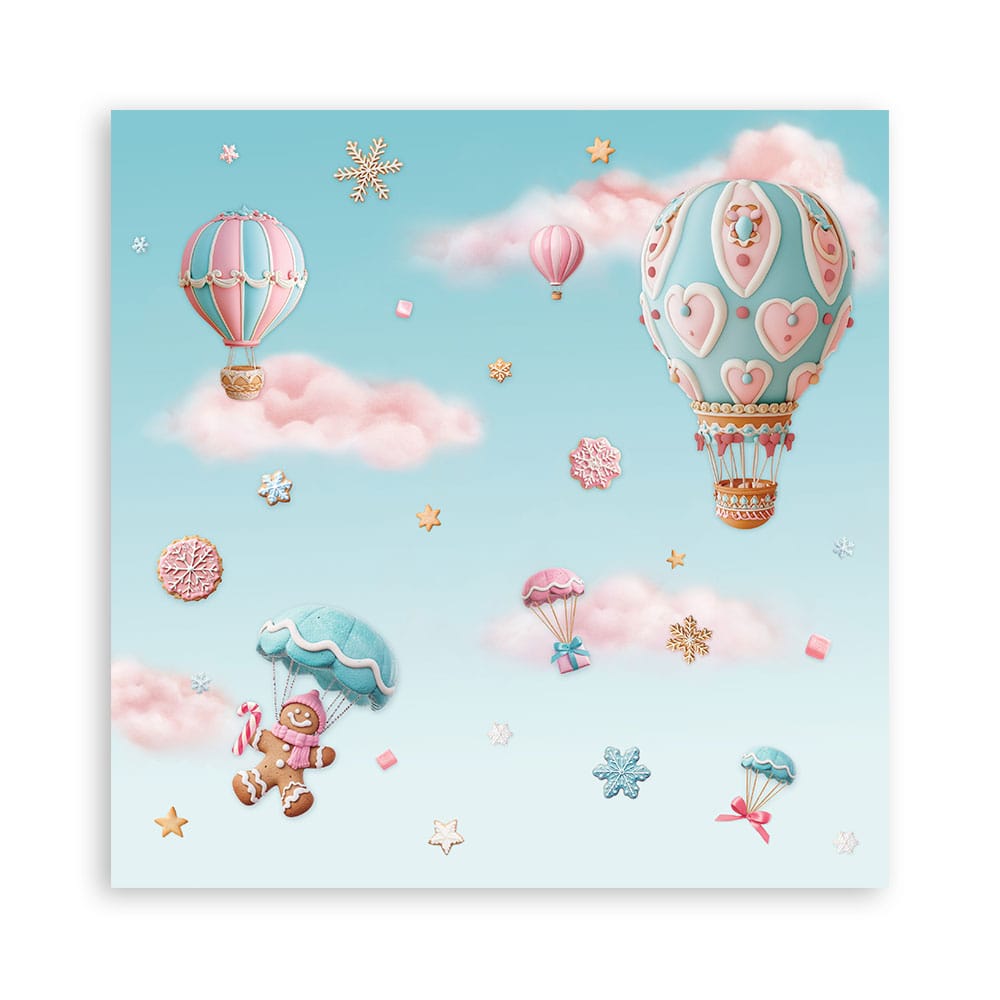 Stamperia papierblok - Candy Christmas Single Face (SBBSXB15) Stamperia