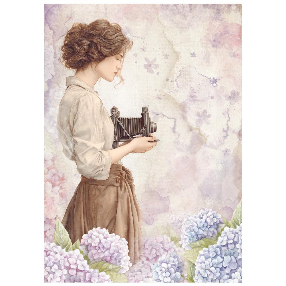 Stamperia Rice Paper -  Quiet Days A6 Mini (DFSA6X01) Stamperia