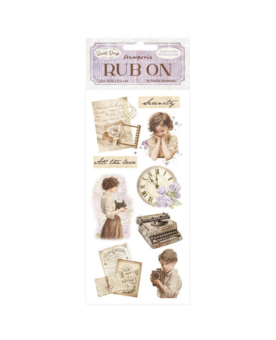 Stamperia Rub-on - Quiet Days Vintage Treasures (DFLRB205) Stamperia