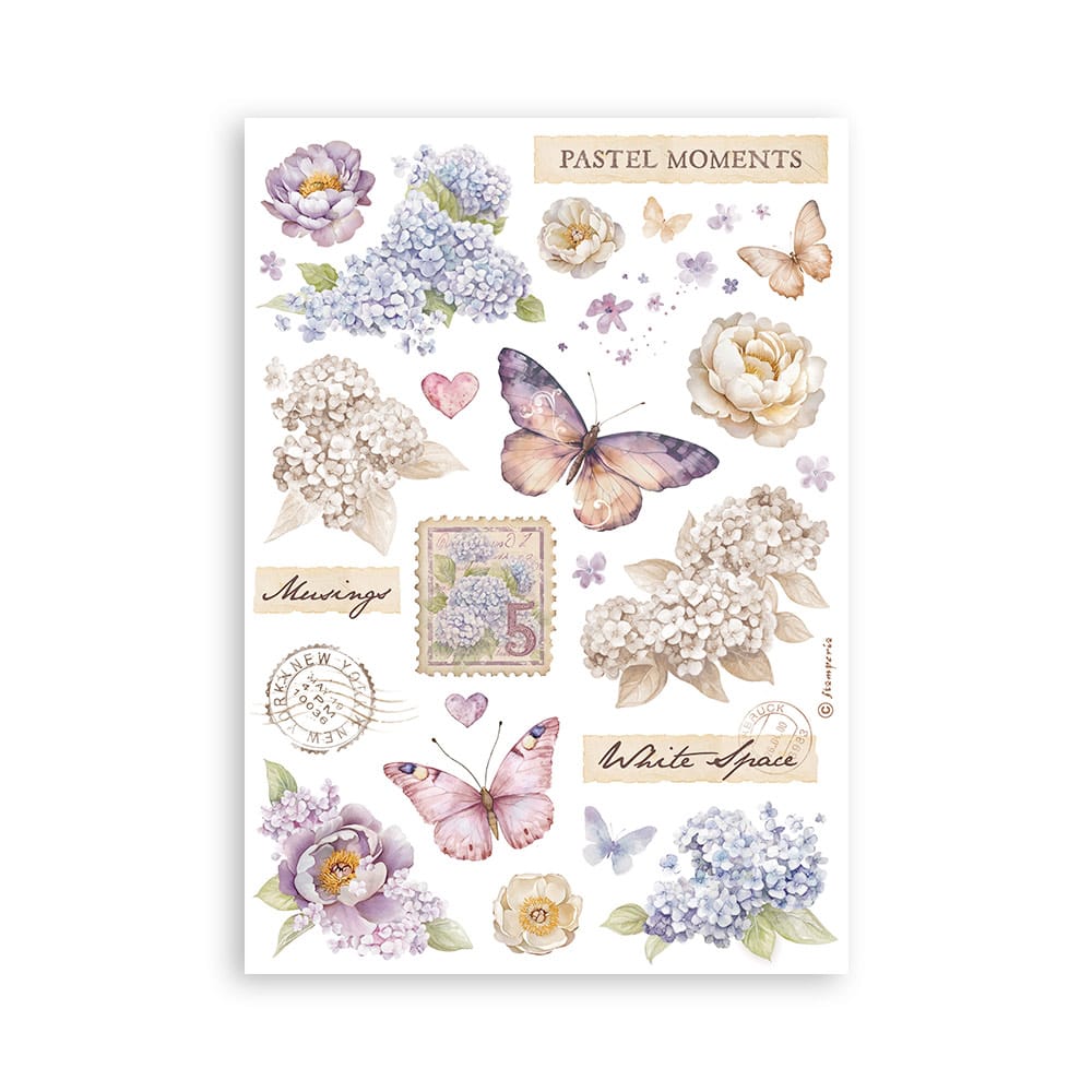 Stamperia Ephemera - Quiet Days A5 Washi Pad (SBW26) Stamperia