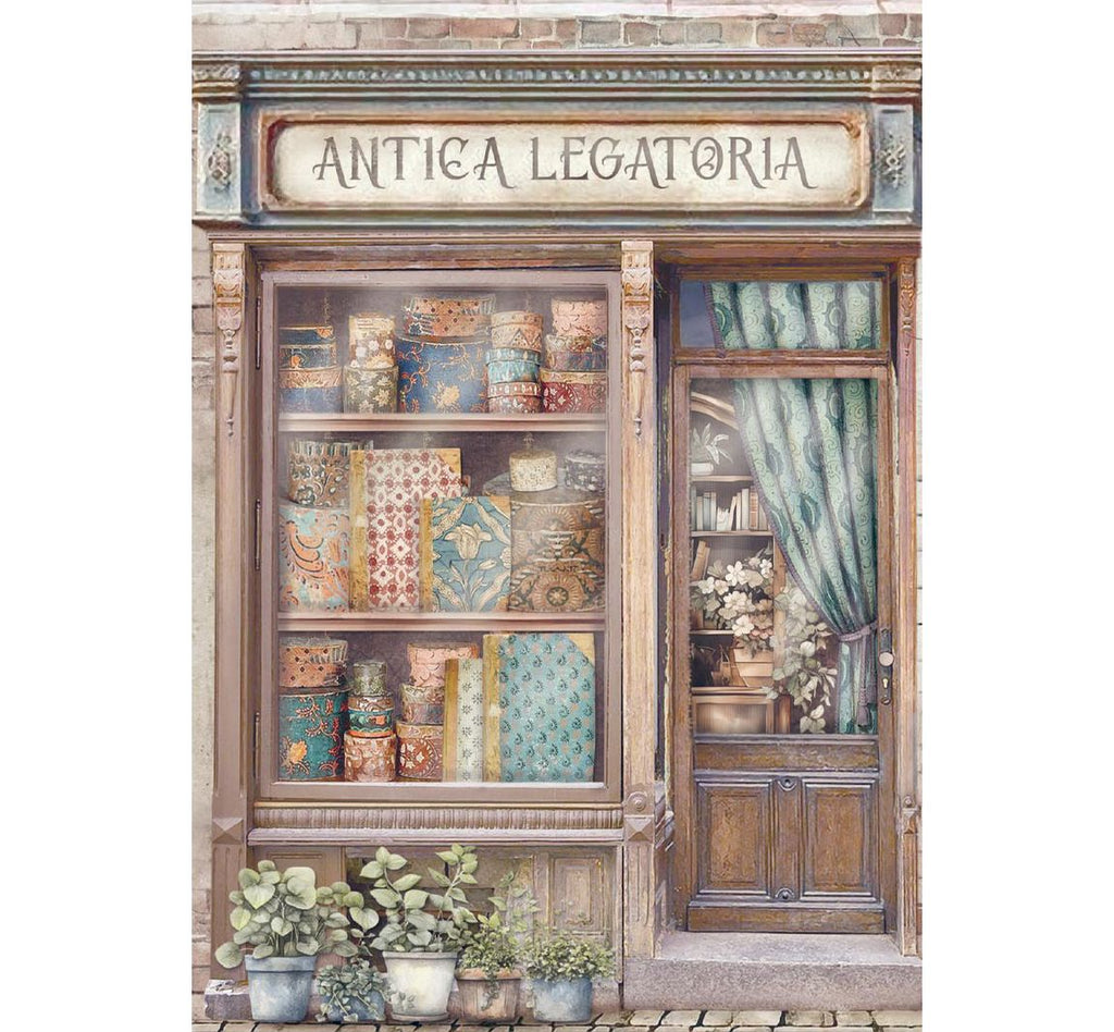 Stamperia Rice Paper - Venice City of Art Backgrounds A6 (DFSAK6042) Stamperia