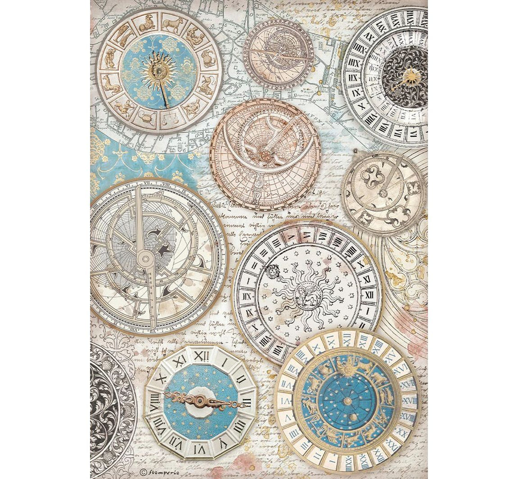 Stamperia Rice Paper Set - Venice City of Art A4 selection (DFSA4XVN) Stamperia